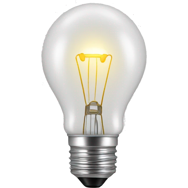 light bulb emoji