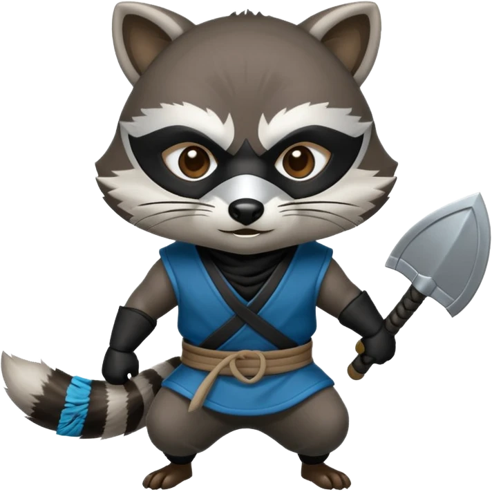 Ninja raccoon emoji