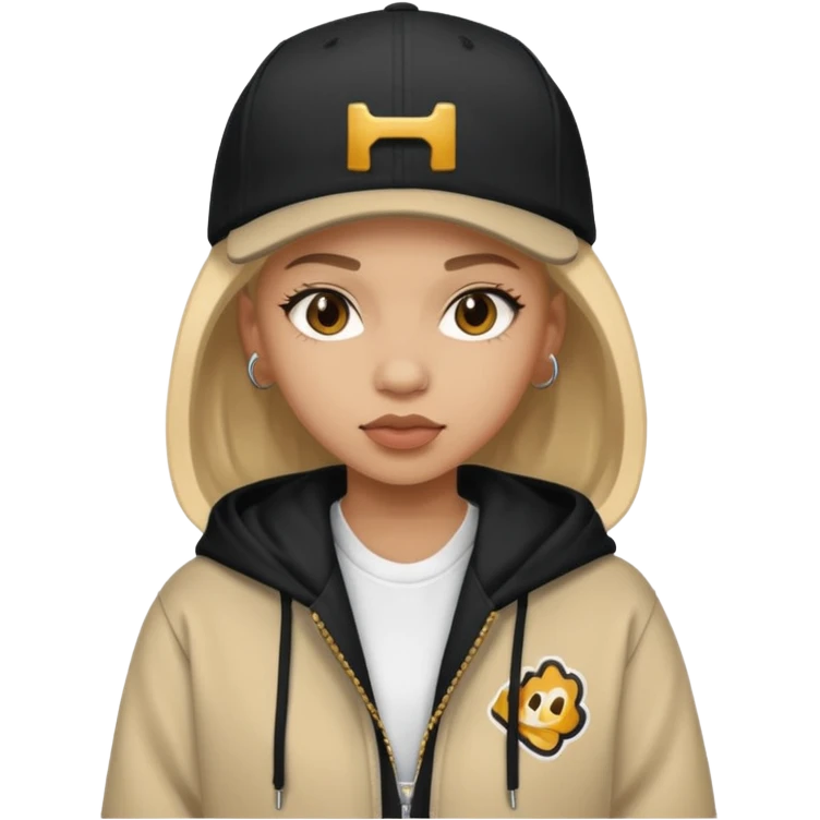 Emoji one girl hip hop  emoji
