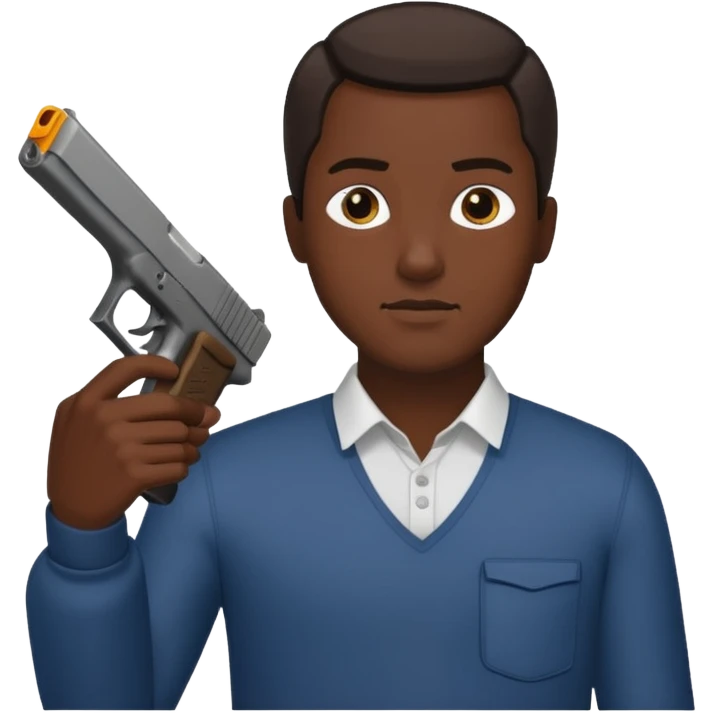 thug holdin glock emoji