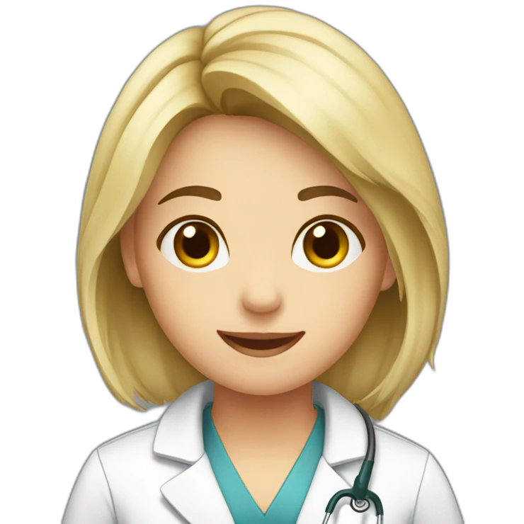 Veterinarian-girl emoji
