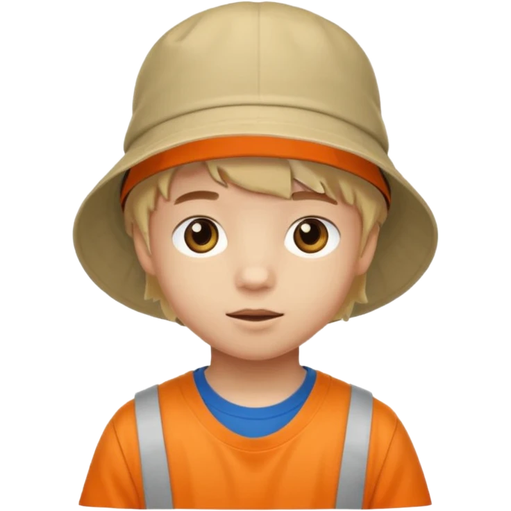 bucket hat kid emoji