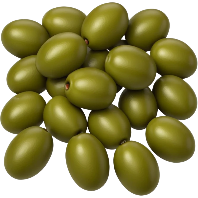 dark green olives emoji