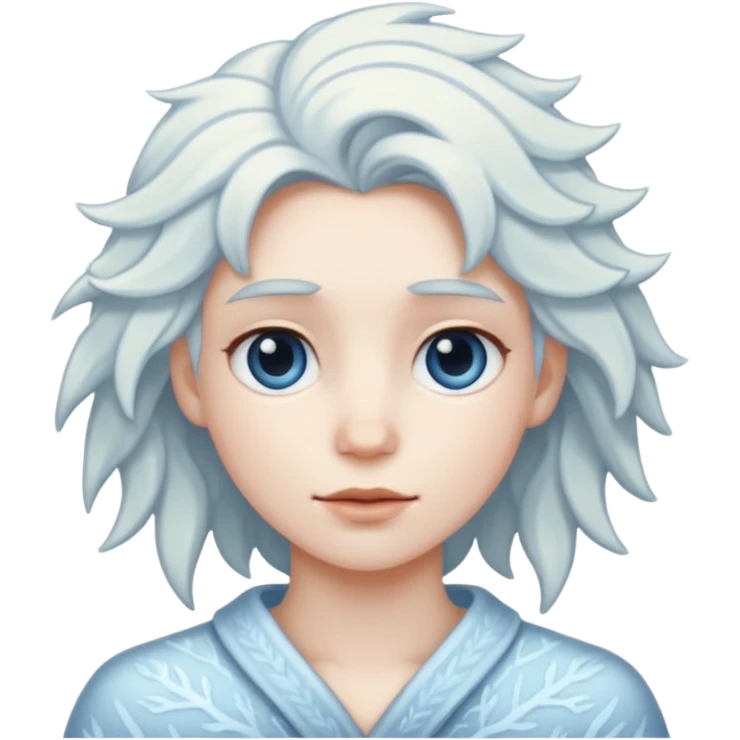 Frost in hair emoji