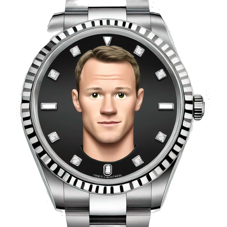 Jonathan Toews as a Rolex watch emoji