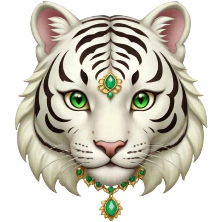 Female white tiger khajiit leader of the umbral rose  emoji