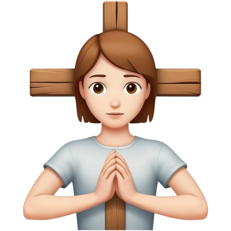 A person making a cross with their arms emoji