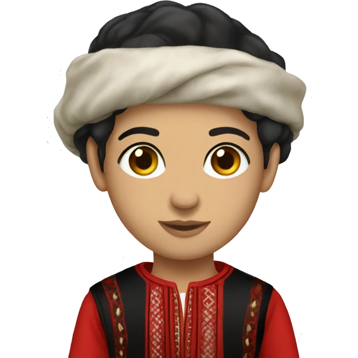 Traditional Albanian clothes  emoji
