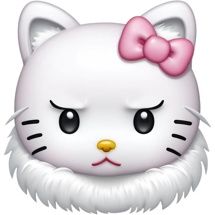 Hello Kitty Sad emoji