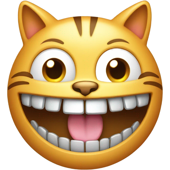 Cat with grillz emoji