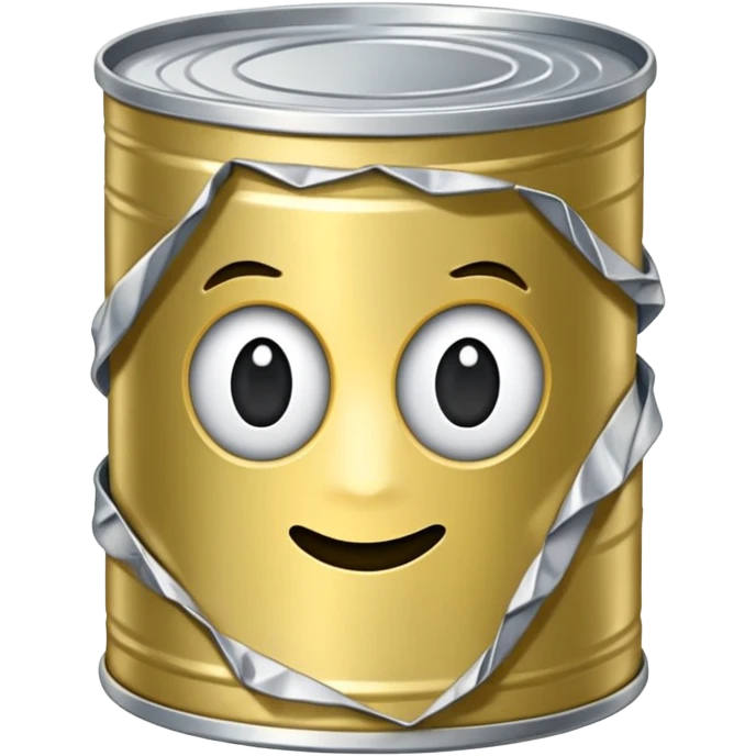 crumpled tin can emoji