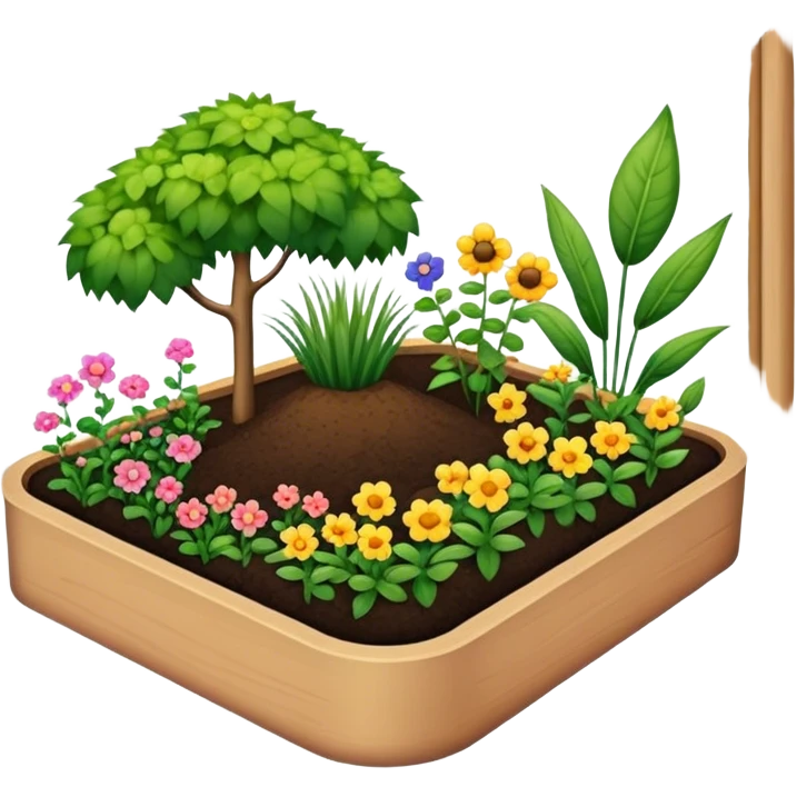 inground garden bed emoji