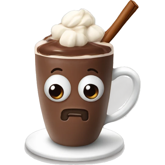 Hot chocolate emoji