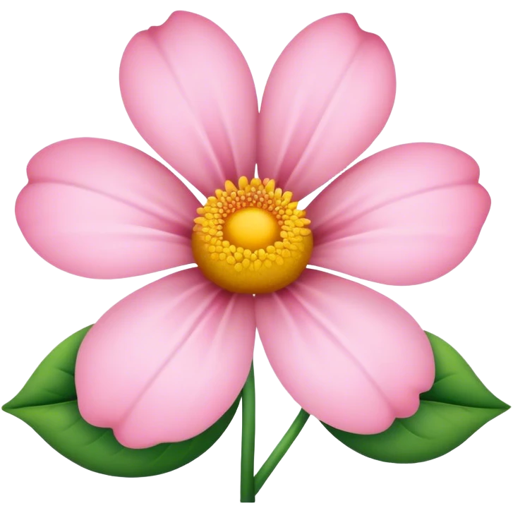 Light pink flower emoji
