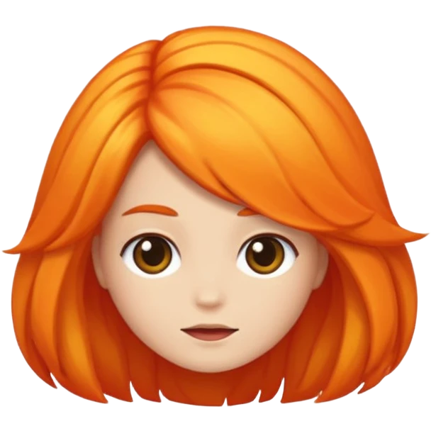 Hair colored emoji