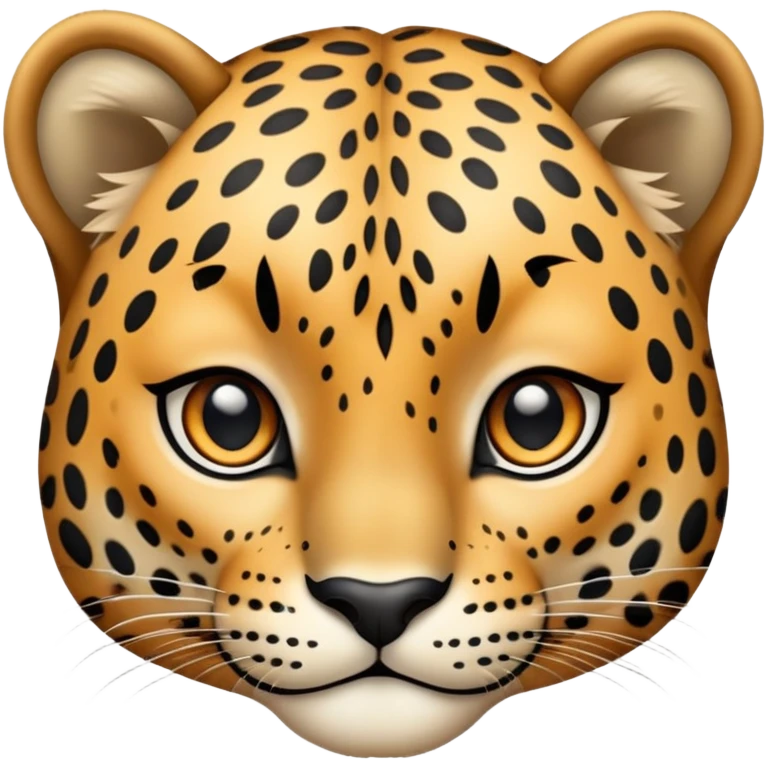 Leopardo enamorado emoji