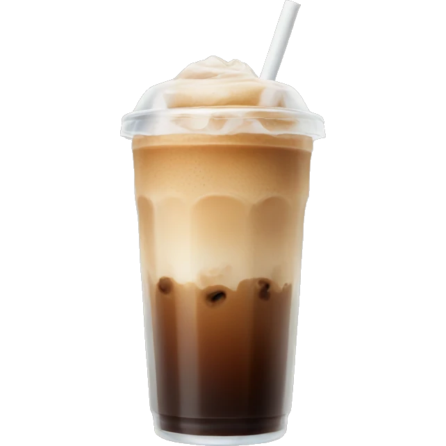 Ice coffee emoji