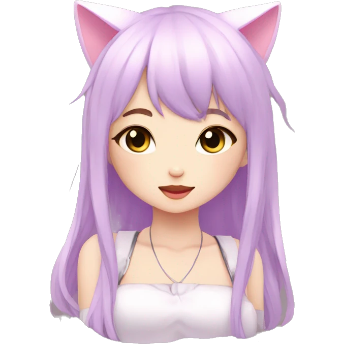 Edgy Kawaii Cute Cool Beautiful Elegant Pretty Pastel Anime Catgirl emoji