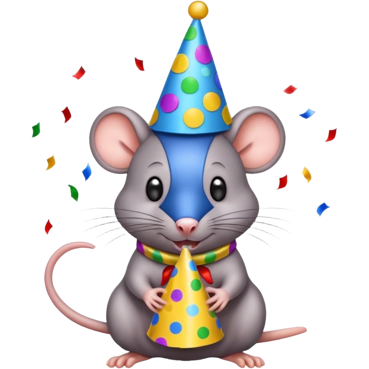 A rat doing 67 emoji