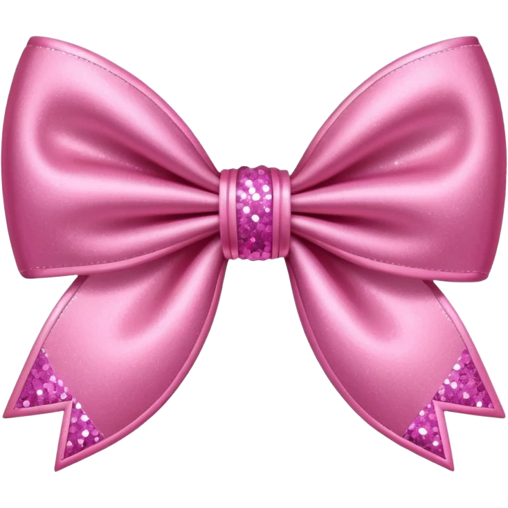 bow glitter pink emoji