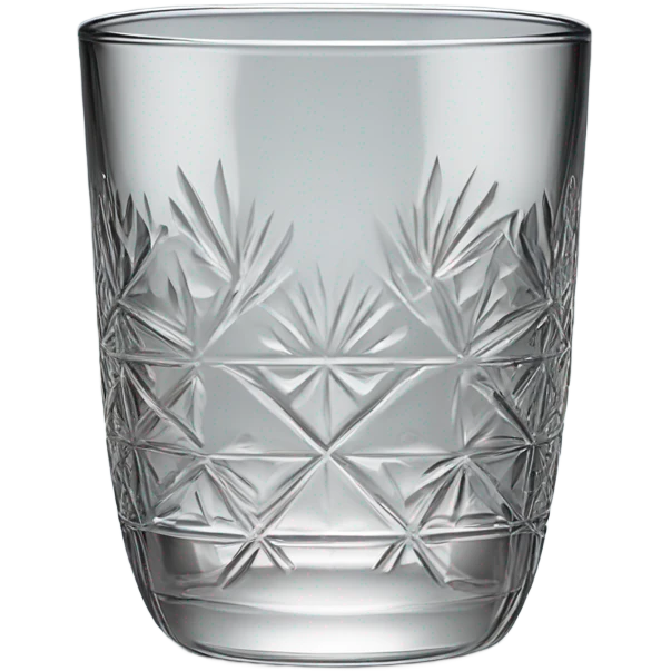 Crystal whiskey glass emoji