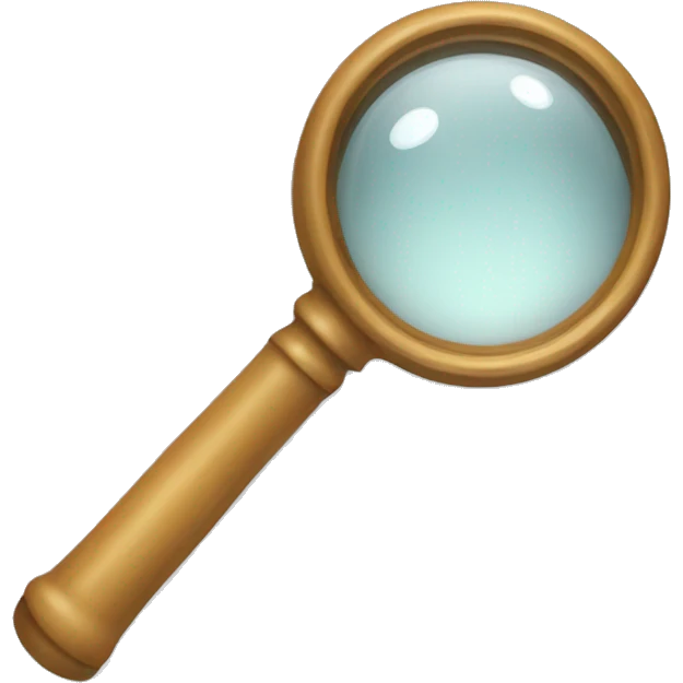 magnifying glass emoji