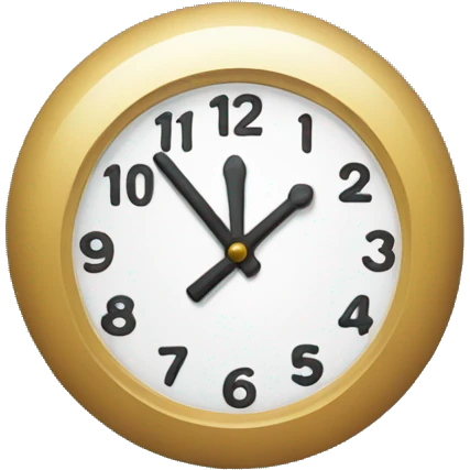 december cristmass clock emoji