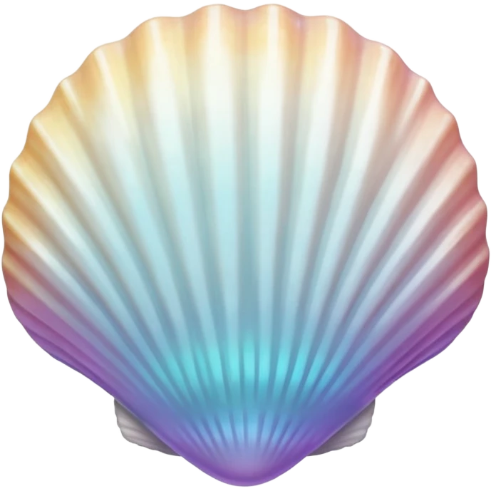 White sea shell emoji