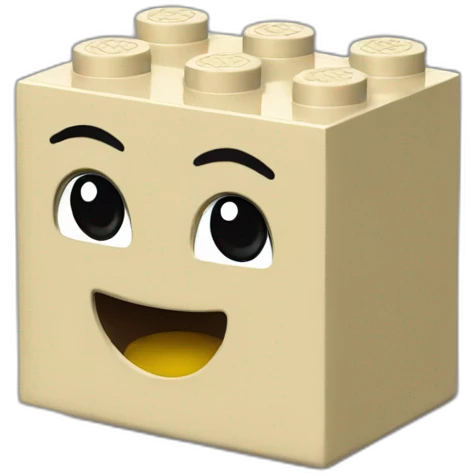 Lego brick emoji