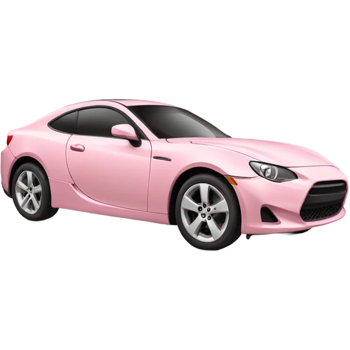 light pink car emoji