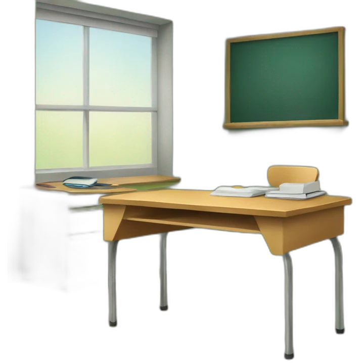 classroom desk emoji