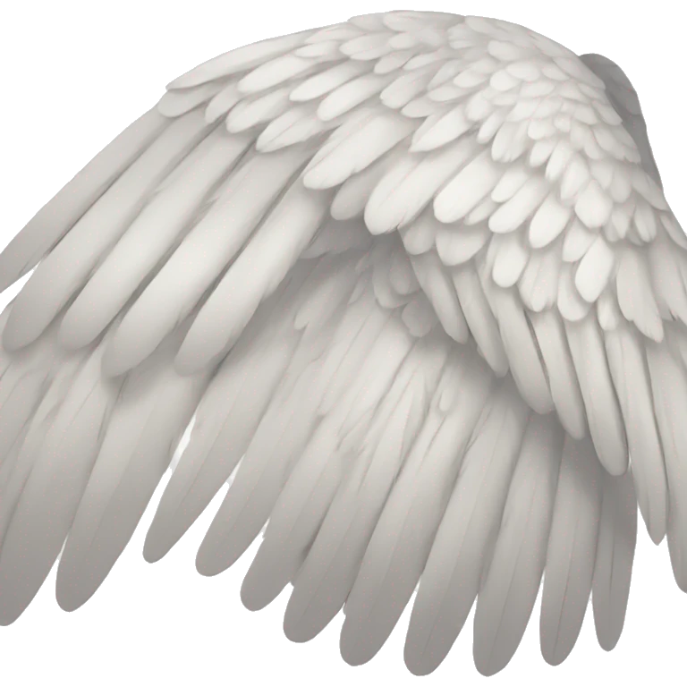 Angel wing emoji