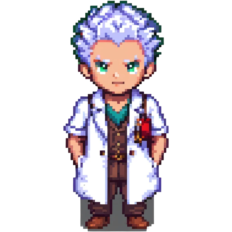 Professor Oak from Pokemon emoji