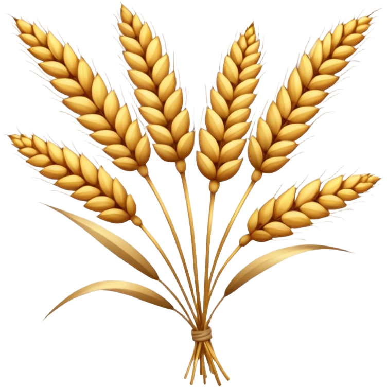 Dried flowers and wheat emoji