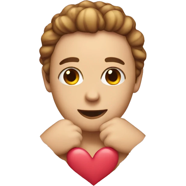 An emoji in love emoji
