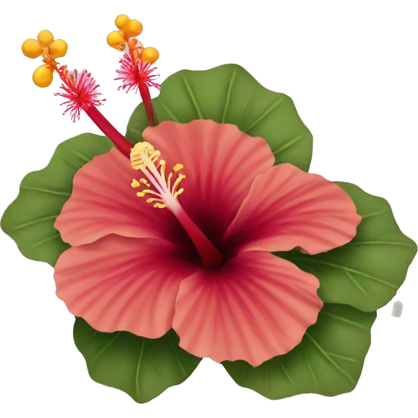 Hibiscus  emoji