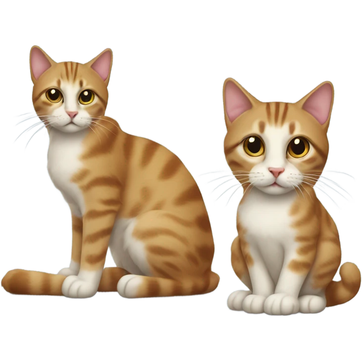 carey cats, mom and  emoji