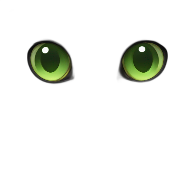 Gray persian cat with green eyes emoji