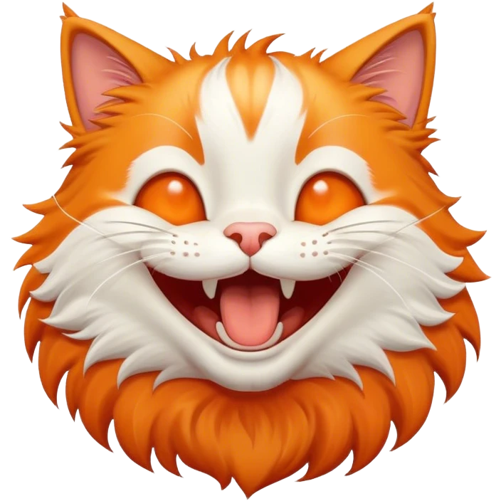 Lachende kat emoji