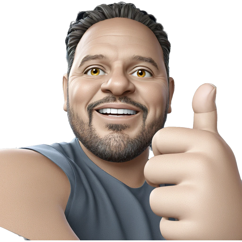smiling man in car emoji