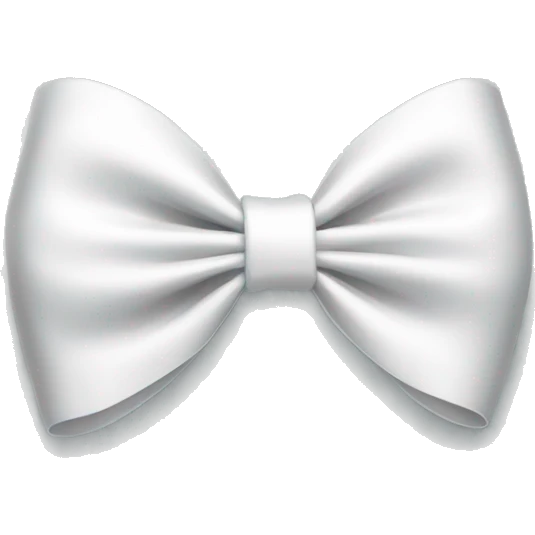 White bow emoji