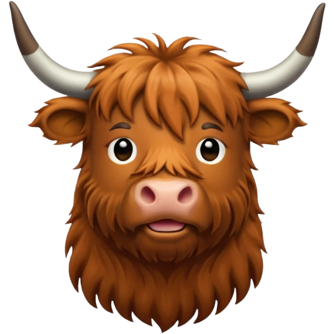 Highland cow  emoji