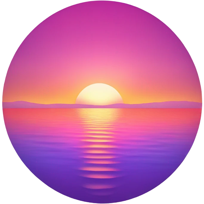Seaside sunset emoji