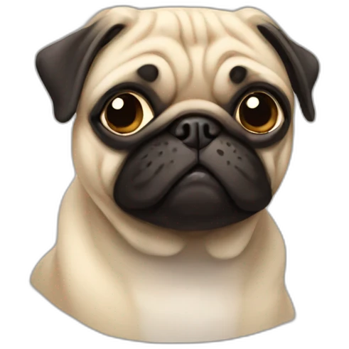 Pug emoji