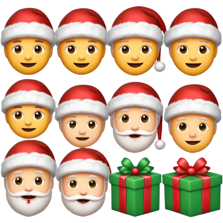 Can you make different Christmas emojis  emoji
