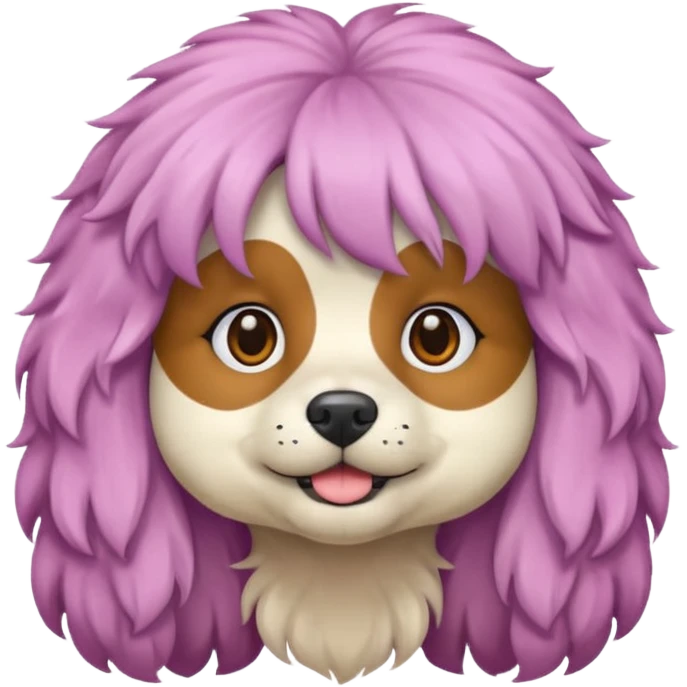dog with wigs emoji