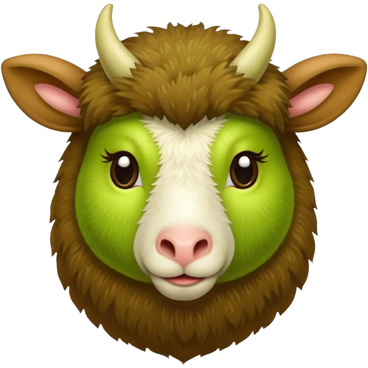 Kiwi goat emoji
