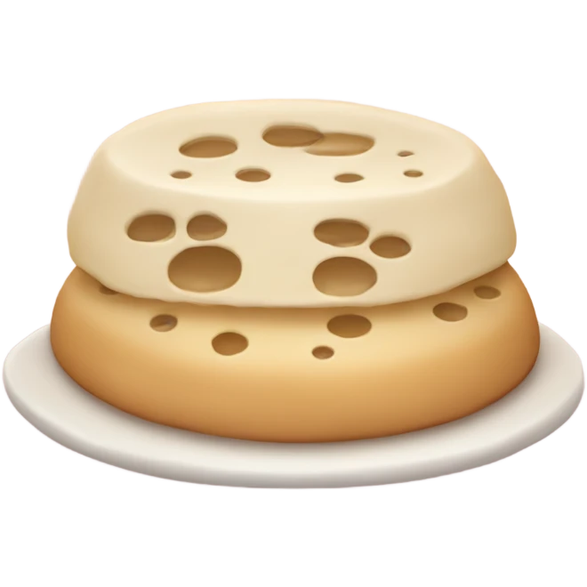 round cute crumpet emoji