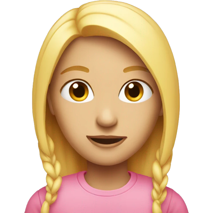 Pink  emoji