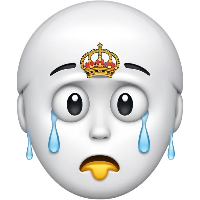 real madrid logo with crying emjoi emoji